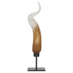 Decorative Figure DKD Home Decor Crystal Metal (12 x 7 x 47 cm)-0