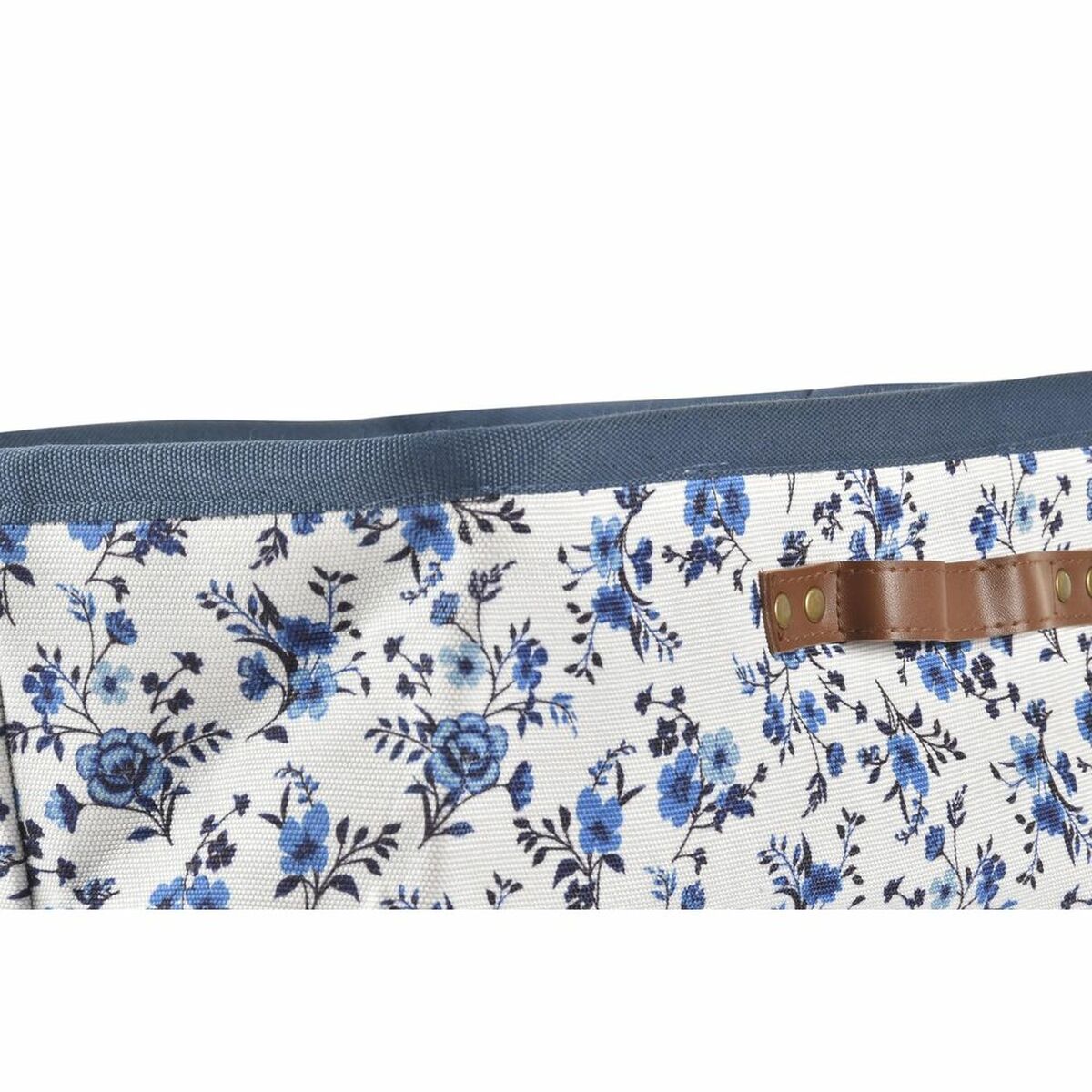 Storage Box DKD Home Decor Blue White 40 x 30 x 30 cm-1