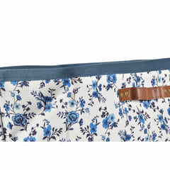 Storage Box DKD Home Decor Blue White 40 x 30 x 30 cm-1