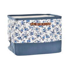 Storage Box DKD Home Decor Blue White 40 x 30 x 30 cm-0