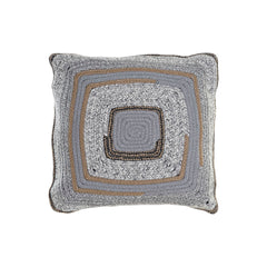 Cushion DKD Home Decor Natural Grey 40 x 10 x 40 cm Boho-0