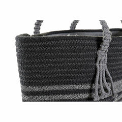 Bag DKD Home Decor 48 x 16 x 36 cm Grey-2