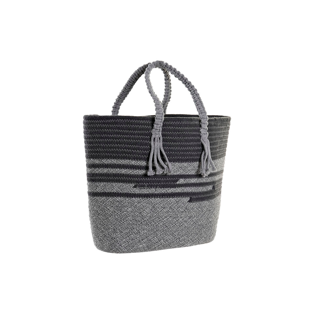 Bag DKD Home Decor 48 x 16 x 36 cm Grey-0