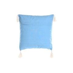 Cushion DKD Home Decor Blue White 40 x 15 x 40 cm-1