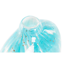 Vase DKD Home Decor Blue Crystal Mediterranean 12,5 x 6,5 x 28 cm-1