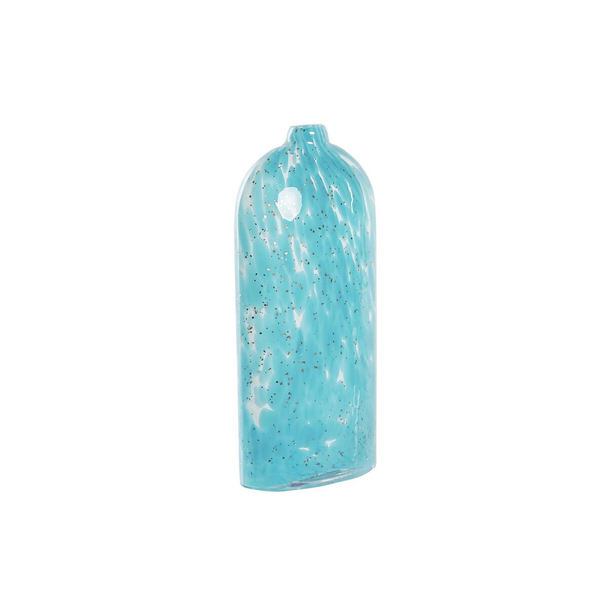 Vase DKD Home Decor Blue Crystal Mediterranean 12,5 x 6,5 x 28 cm-0