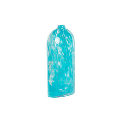 Vase DKD Home Decor Blue Crystal Mediterranean 12,5 x 6,5 x 28 cm-0