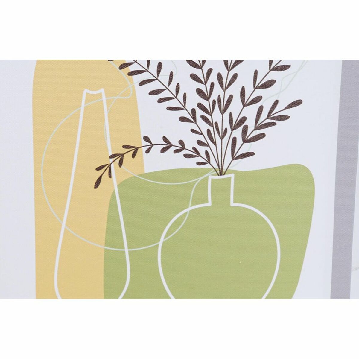 Canvas DKD Home Decor Pinewood Canvas 30 x 1,8 x 40 cm-2