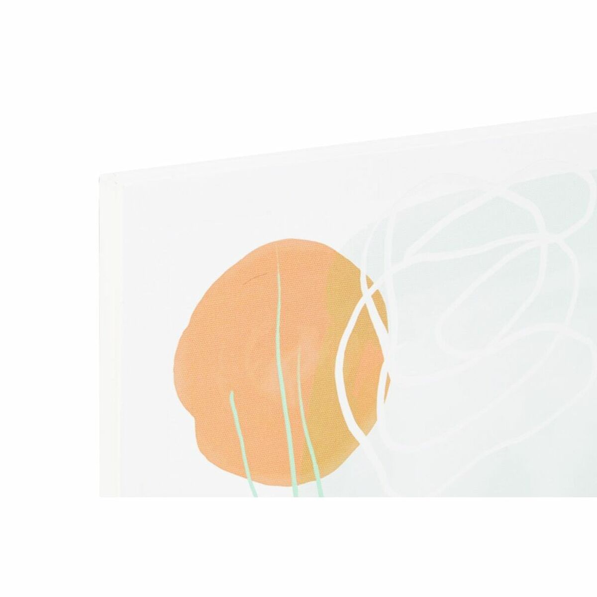 Canvas DKD Home Decor Pinewood Canvas 40 x 1,8 x 40 cm-1