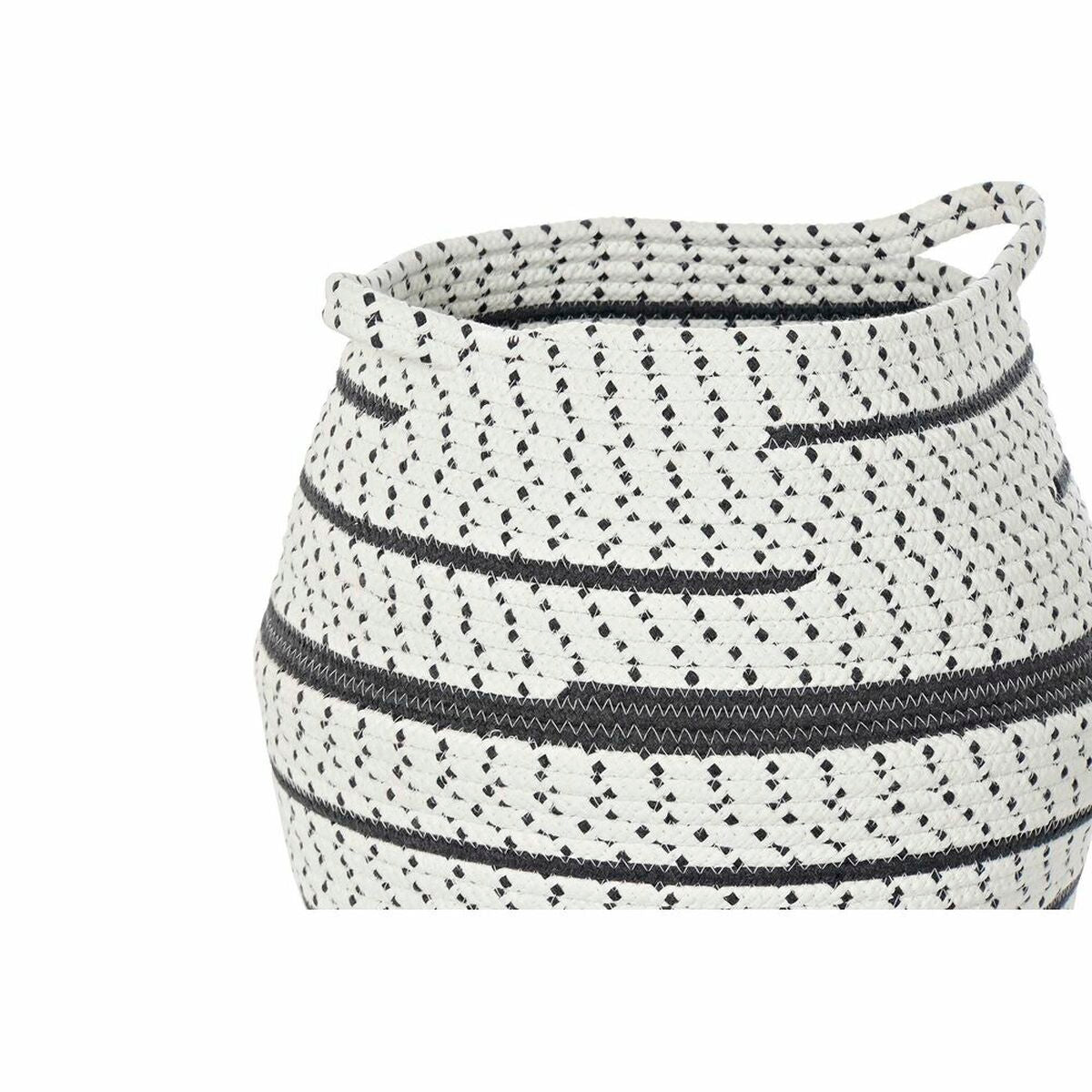 Basket set DKD Home Decor White Brown Grey Jute (2 Pieces) (2 Units)-1