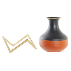 Vase DKD Home Decor Multicolour Metal Modern 20 x 20 x 23 cm-1