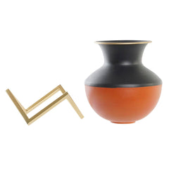Vase DKD Home Decor Multicolour Metal Modern 18 x 18 x 21 cm-1
