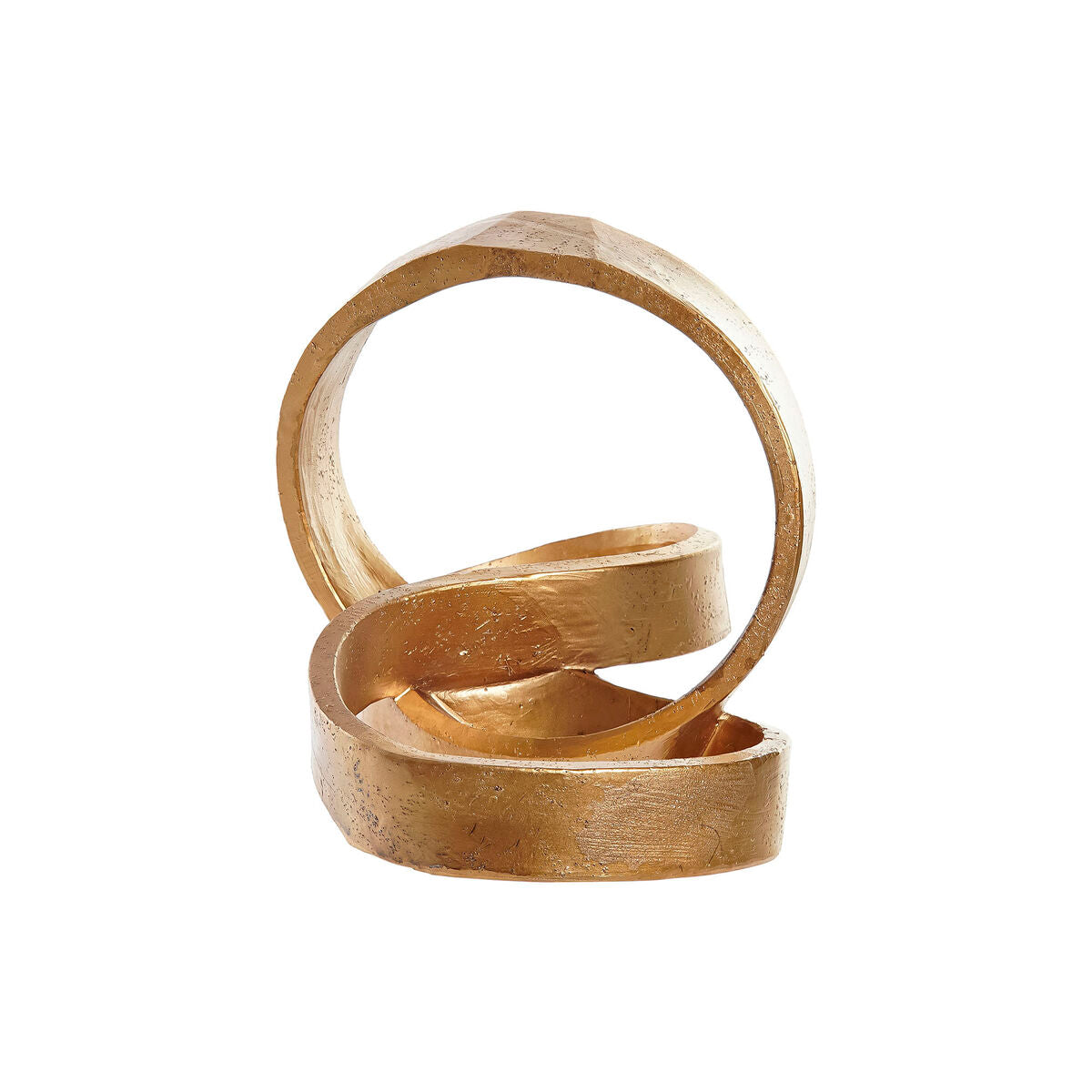 Decorative Figure DKD Home Decor Golden Abstract 24 x 16 x 18 cm-0