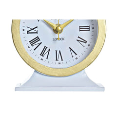Table clock DKD Home Decor White Black (2 Units)-1