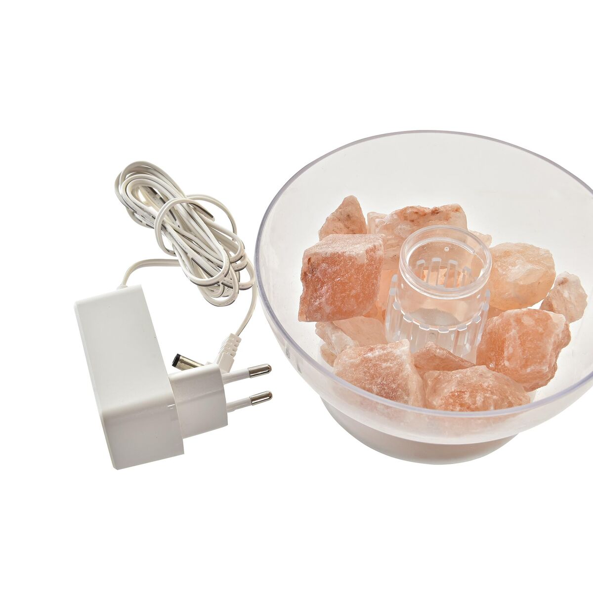 Essential Oil Diffuser DKD Home Decor White Pink Transparent 300 ml-1