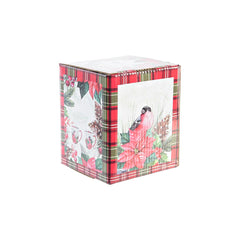 Teacup DKD Home Decor Bird Porcelain Red Green (380 ml) (2 Units)-1