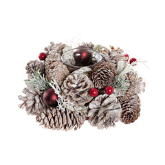 Christmas Candle Holder DKD Home Decor (19 x 19 x 9 cm)-0