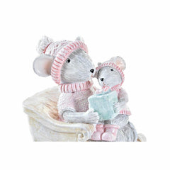 Christmas bauble DKD Home Decor Mouse Resin (8 x 5,5 x 10 cm)-1