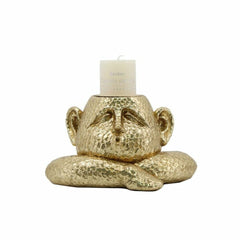 Candleholder DKD Home Decor Golden Resin 21 x 15 x 12 cm-0