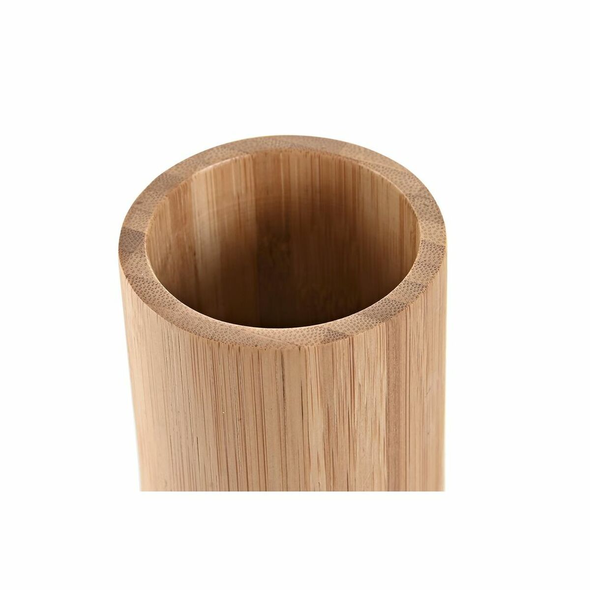 Toothbrush Holder DKD Home Decor Bamboo 7 x 7 x 11 cm-1