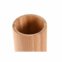 Toothbrush Holder DKD Home Decor Bamboo 7 x 7 x 11 cm-1