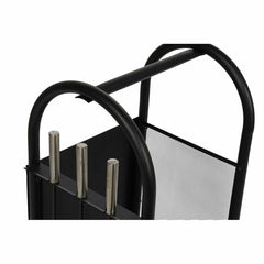 Log Stand DKD Home Decor Steel Plastic (42 x 36 x 81 cm)-1