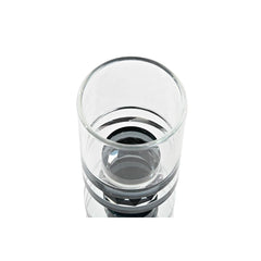Candleholder DKD Home Decor Blue Black Crystal 6 x 6 x 16 cm-2