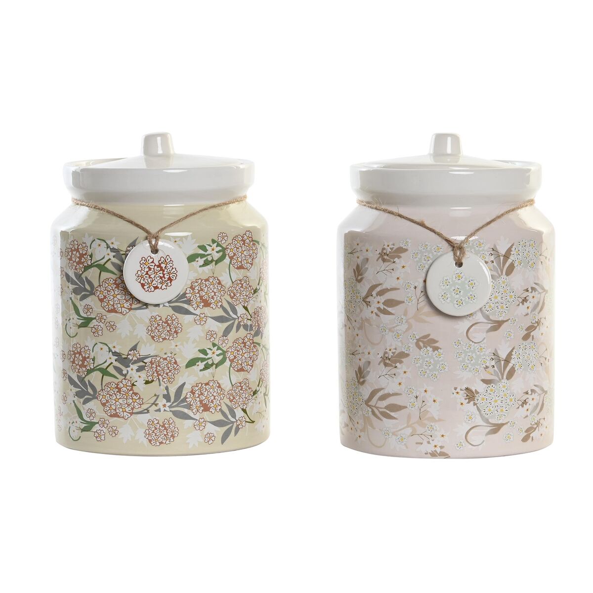 Tin DKD Home Decor Aluminium Dolomite Traditional (2 Units)-0