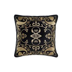 Cushion DKD Home Decor Black Golden 45 x 10 x 45 cm Arab-0
