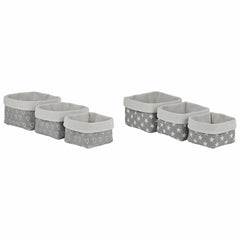 Basket set DKD Home Decor 23 x 23 x 16 cm-0