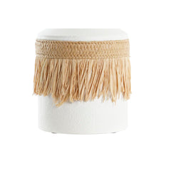 Vase DKD Home Decor White Natural Metal 20 x 16 x 40 cm-1