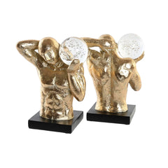 Bookend DKD Home Decor Resin Men Modern (31 x 10 x 19,3 cm)-0