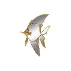 Wall Decoration DKD Home Decor 25 x 3 x 38 cm Golden Fish-0