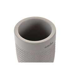 Glass DKD Home Decor Grey Cement 8 x 8 x 10,5 cm-1