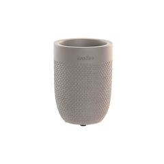 Glass DKD Home Decor Grey Cement 8 x 8 x 10,5 cm-0