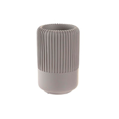 Glass DKD Home Decor Grey Cement 7 x 7 x 11 cm-0