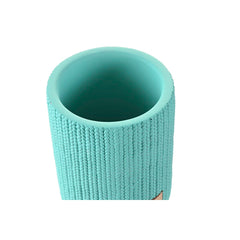 Glass DKD Home Decor Green Cement 8 x 8 x 10 cm-1