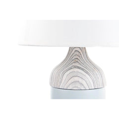 Desk lamp DKD Home Decor Ceramic Brown Navy Blue (2 Units)-1
