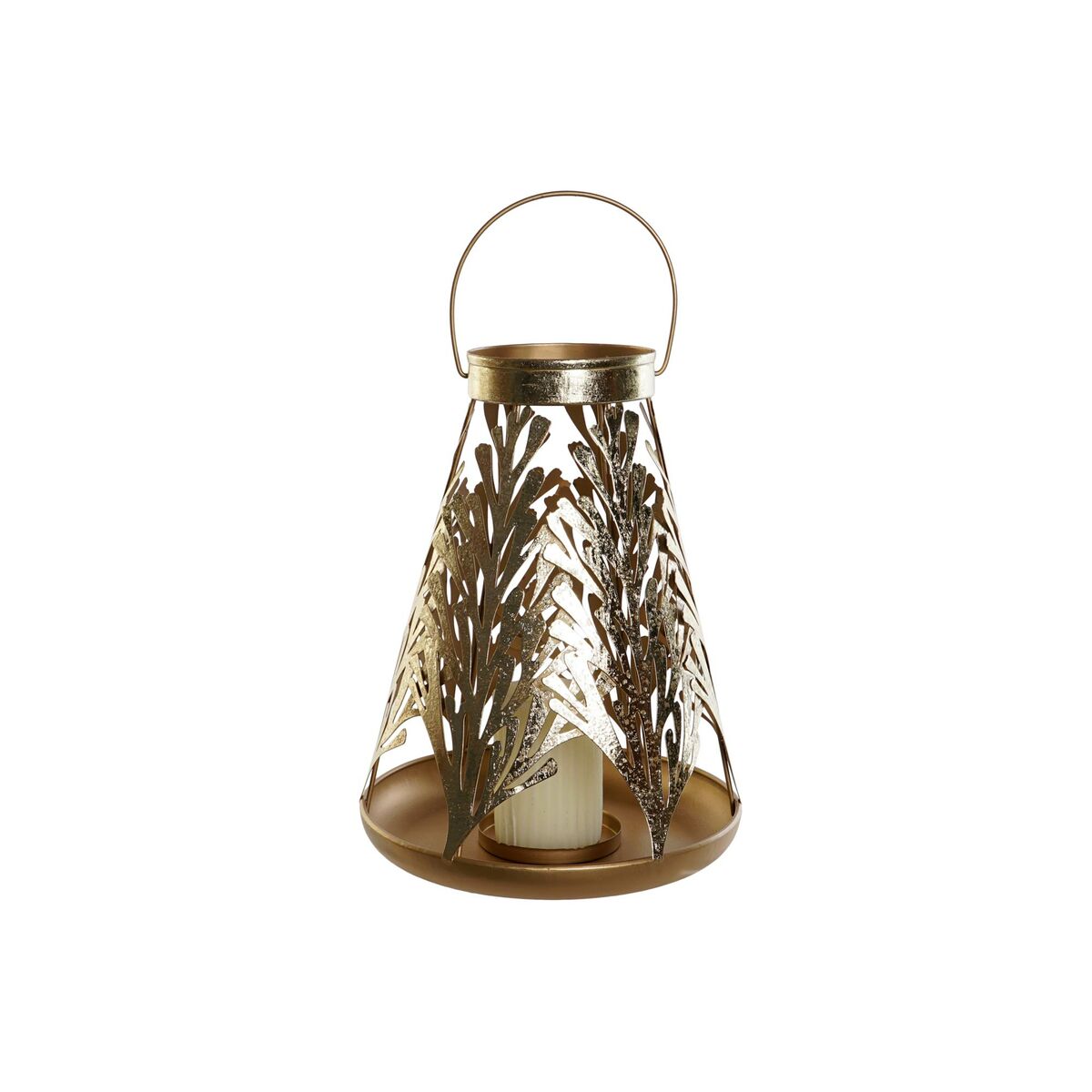 Lantern DKD Home Decor Golden Metal 25 x 25 x 42 cm-3