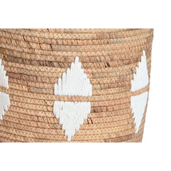 Basket set DKD Home Decor White Natural Rope Seagrass (3 Pieces)-2