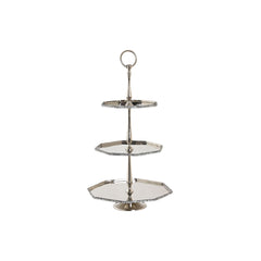 Centerpiece DKD Home Decor Silver Aluminium 28 x 28 x 47 cm-0