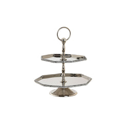 Centerpiece DKD Home Decor Silver Acrylic Aluminium 23 x 23 x 22 cm-0