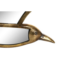 Decorative Figure DKD Home Decor 32,5 x 3 x 28 cm Golden Bird-2
