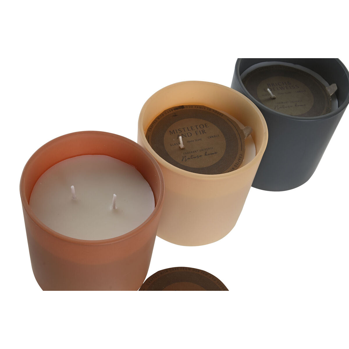 Scented Candle DKD Home Decor Tropical 270 g (3 Units)-2