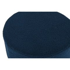 Footrest DKD Home Decor Blue Velvet 55 x 55 x 40 cm-3