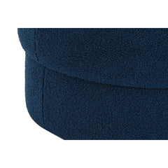 Footrest DKD Home Decor Blue Velvet 55 x 55 x 40 cm-2