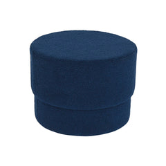 Footrest DKD Home Decor Blue Velvet 55 x 55 x 40 cm-0