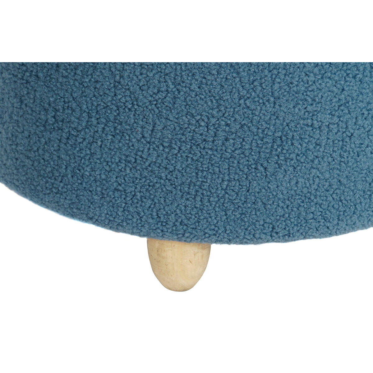 Footrest DKD Home Decor Wood Polyester 50 x 50 x 45 cm-2