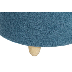 Footrest DKD Home Decor Wood Polyester 50 x 50 x 45 cm-2