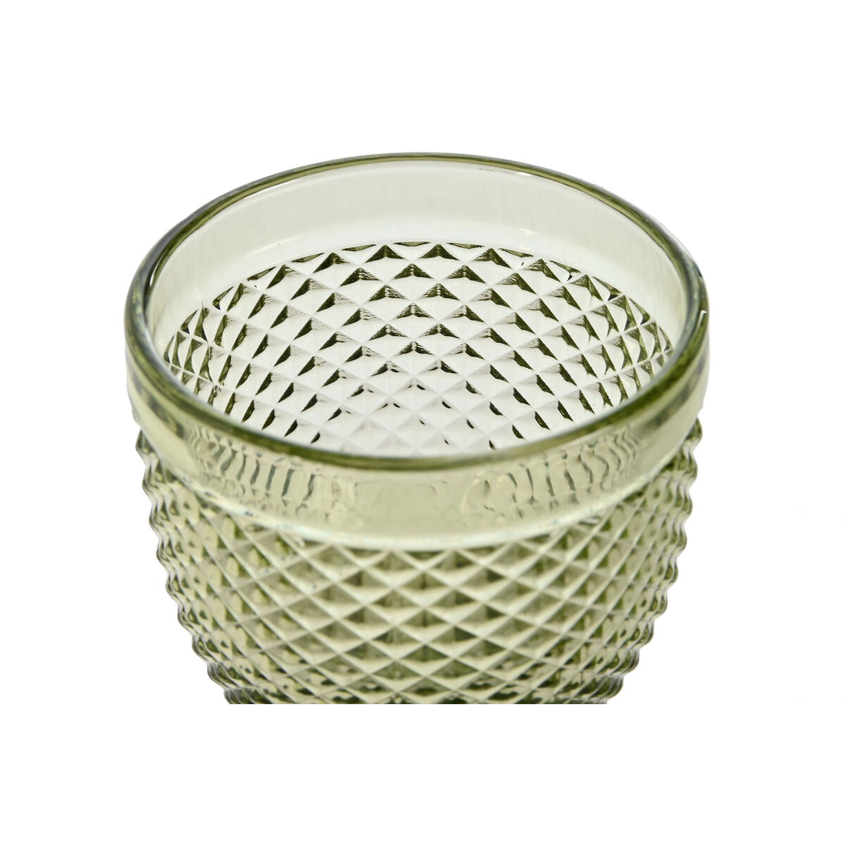 Set of cups DKD Home Decor Green Crystal 325 ml-2